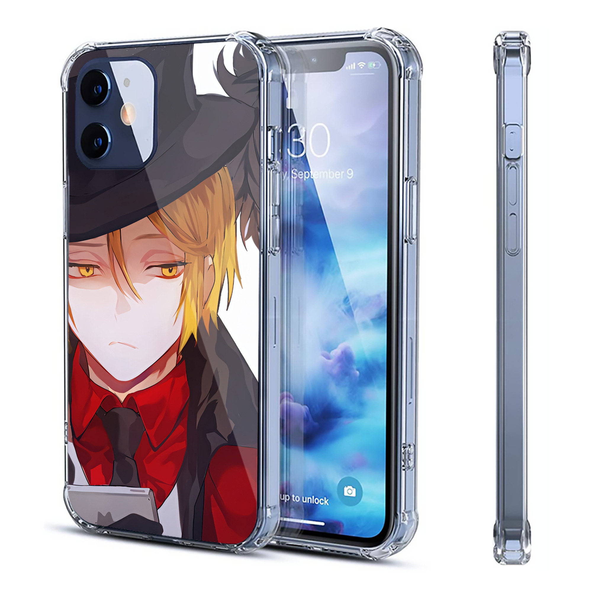 （画像用） ハイキュー!! Haikyu!! 【iPhone 12シリーズ対応】透明スマホケース（クリアソフトケース）